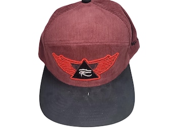 Snapback Flat-Brim Hat - 3D Wings of Horus - One Of A Kind