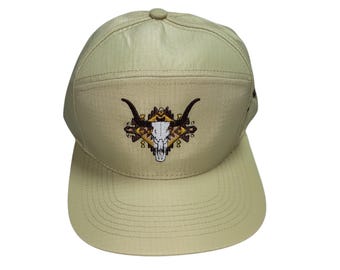 Snapback Flat-Brim Hat - The Buffalo - One Of A Kind