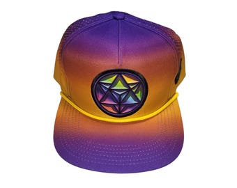 Snapback Flat-Brim Hat - Star Tetrahedron