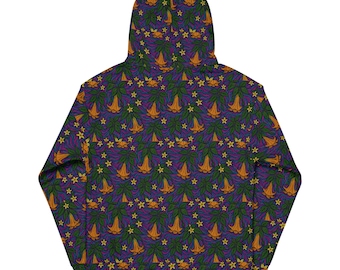 All Over Print 100% Cotton hoody Belladonna Dreams