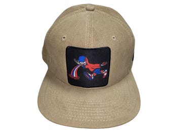 Snapback Flat-Brim Hat - Too Much Too Fast