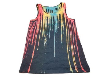 Men's Tank Top - Bottom Of The Jar (Tie-Dye/Black)