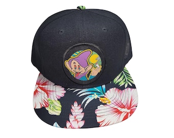 Snapback Flat-Brim Hat - Dopeish