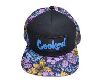 Snapback Flat-Brim Hat - Cooked