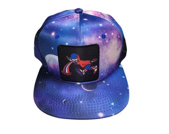 Snapback Flat-Brim Hat - Too Much Too Fast