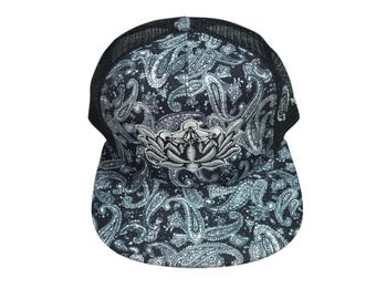 Snapback Flat-Brim Hat - Metatron's Lotus - One Of A Kind