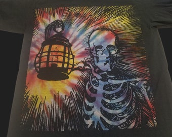 T-Shirt - Keeping The Darkness Lit (Tie-Dye/Black) - Size M