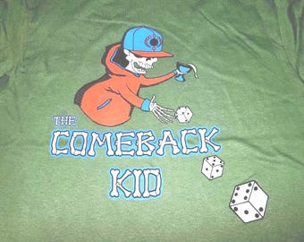 T-Shirt - The Comeback Kid (on Army Green)
