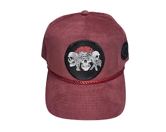 Snapback Bent-Brim Hat - No Evil
