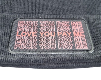 Sock Hat - Love You Pay Me (on Black)