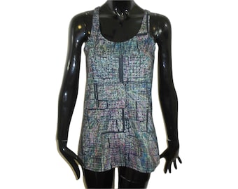 Women's Racerback Tank Top - Psychedelic Mind - SIZE L