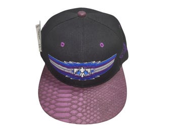Buckle-back Flat-Brim Hat - Thunderbird - One Of A Kind