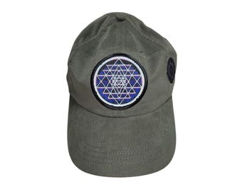 Strapback Dad Hat - Sri Yantra