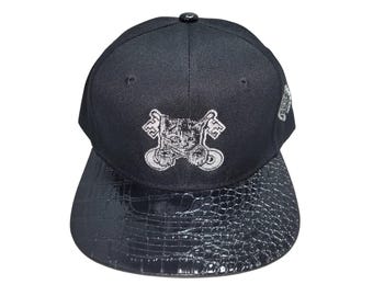 Snapback Flat-Brim Hat - Kitty Keys - One Of A Kind
