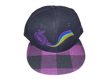 Snapback Flat-Brim Hat - Skuuurtt - One Of A Kind