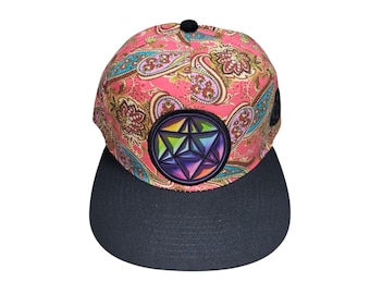 Snapback Flat-Brim Hat - Star Tetrahedron