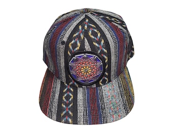 Snapback Flat-Brim Hat - Decagon