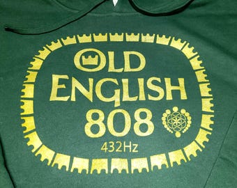 Pullover Hoodie (Lightweight) - Old English 808 - Size XXL (Unisex)