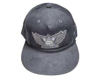 Snapback Flat-Brim Hat - 3D Wings of Horus - One Of A Kind