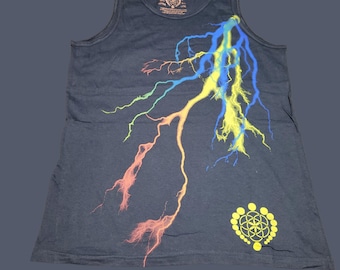 Men's Tank Top - If The Thunder Don't Gitcha (on Black)