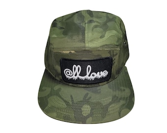 Buckle-back Flat-Brim Hat - @ll Love