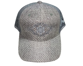 Snapback Bent-Brim Hat - Tron Tetrahedron - One Of A Kind