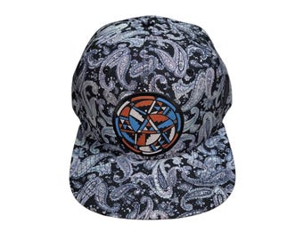 Snapback Flat-Brim Hat - Native Trinity