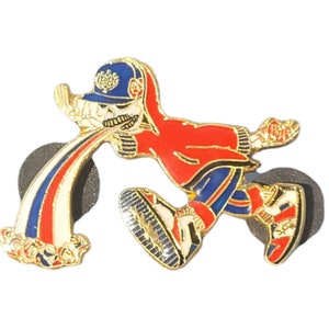 Pin Too Much Too Fast Red/White/Blue/Gold image 8