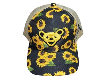 Snapback Bent-Brim Hat - Jerry Bear - One Of A Kind