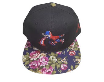 Snapback Flat-Brim Hat - Too Much Too Fast - One Of A Kind