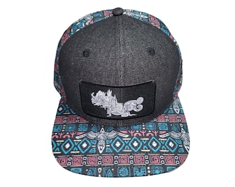 Gorra Snapback de visera plana - Vision Serpent