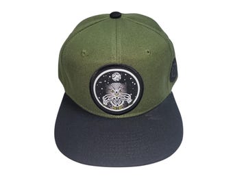 Snapback Flat-Brim Hat - Owl Seer