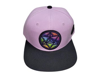 Snapback Flat-Brim Hat - Star Tetrahedron