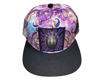 Snapback Flat-Brim Hat - Trippy Jerry