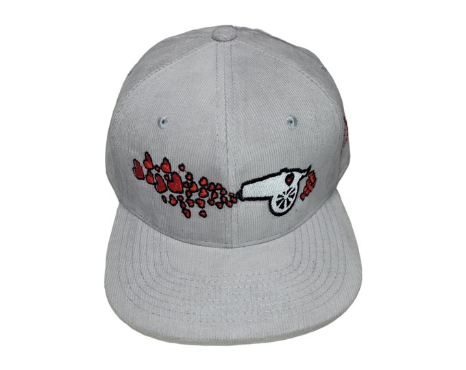 Snapback Flat-Brim Hat - Love Cannon - One Of A Kind