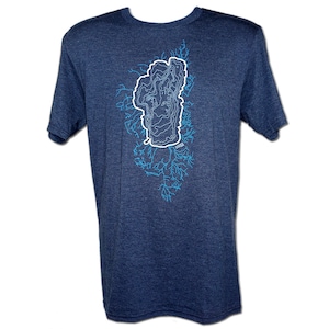 Camiseta Lake Tahoe Tributaries - Hombres - Navy Frost