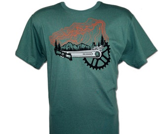 Mtb. Freerider T-Shirt - Mens - Pine Green