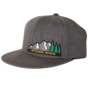 The Sierra Nevada Snapback Hat - Heather Black