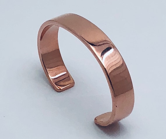 Beefy Wide Copper Bracelet - image 3
