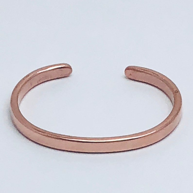 John Wayne Style Solid Copper Bracelet 1/4 by 1/8 Etsy