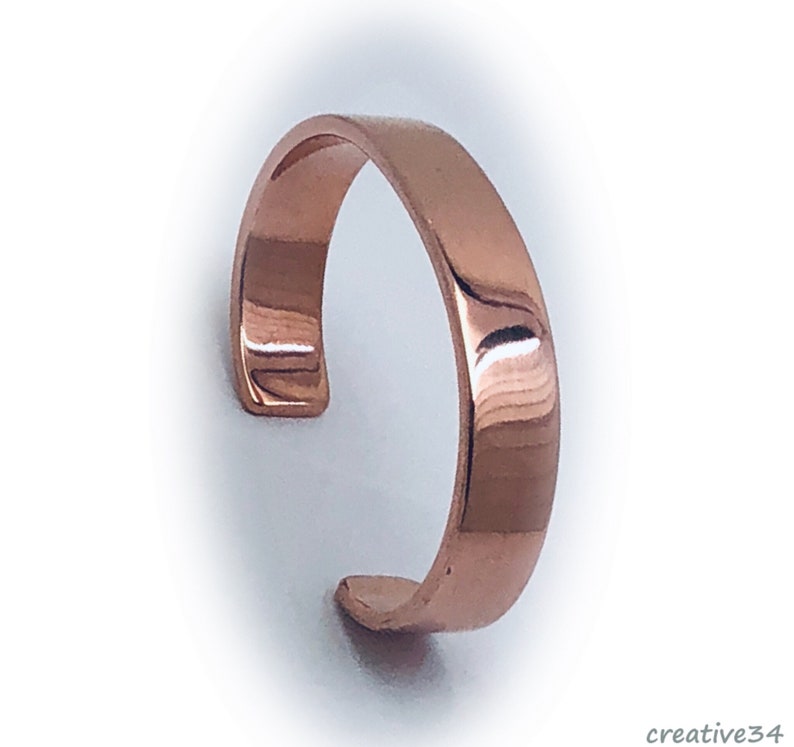 Wide John Wayne Style Solid Copper Bracelet 5/8 by Etsy