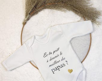Personalized baby bodysuit - pregnancy announcement - baby announcement -