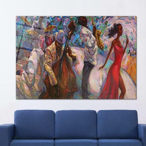 Abstract Jazz Art, African American Art, Jazz Art, Music Wall Art, Musical Wall Art, Jazz Club, Jazz Singer, Musician, Saxophone, Pianist,