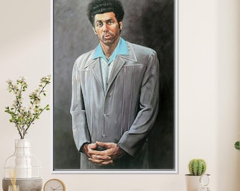 Kramer Portrait, Modern Cotton Canvas Print