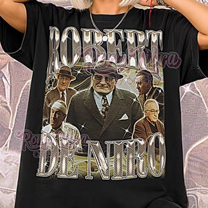 ROBERT DE NIRO Bootleg Shirt, Robert De Niro Retro Tees, Intense Legacy T-Shirt, Classic Grit Longsleeve, De Niro Vintage Sweater