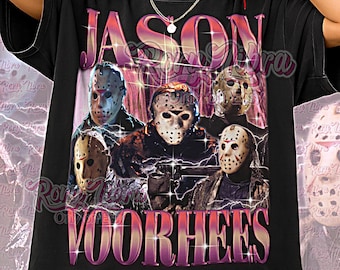 Jason Voorhees Bootleg Shirt, Jason Voorhees Retro Tees, Camp Crystal Lake T-Shirt, Slasher King Vibe, Jason Voorhees Vintage Sweater
