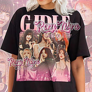 Camiseta G Idle, Camiseta Bootleg G Idle, Camisetas Vintage G Idle, G Idle Retro Anos 90, Grupo Feminino de K-Pop, GI-DLE, Cube Entertainment