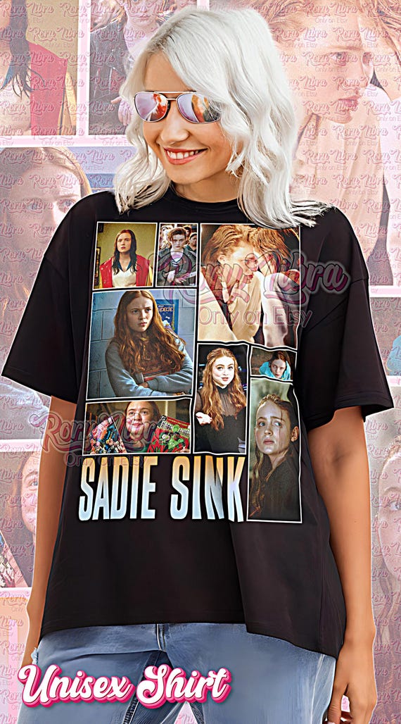 Sadie Sink Shirt, Sadie Sink Vintage Shirt, Sadie Retro Tshirt