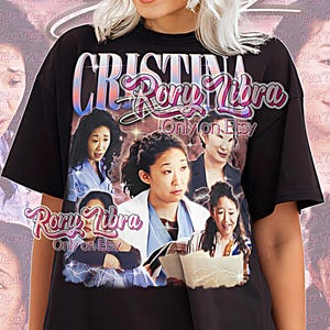 Cristina Yang Shirt, Cristina Yang Bootleg Tshirt, Cristina Yang Vintage Tees, Cristina Yang Retro 90s, Cardio God, Burke