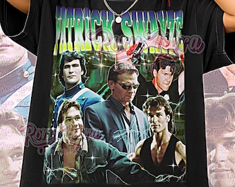 PATRICK SWAYZE Bootleg Shirt, Patrick Swayze Retro Tees, 80s Heartthrob T-Shirt, Smooth Moves Longsleeve, Patrick Swayze Vintage Sweater